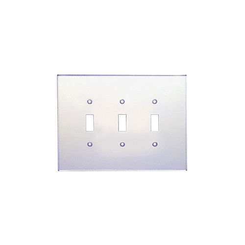 CRL PMP301 Clear Triple Toggle Acrylic Mirror Plate