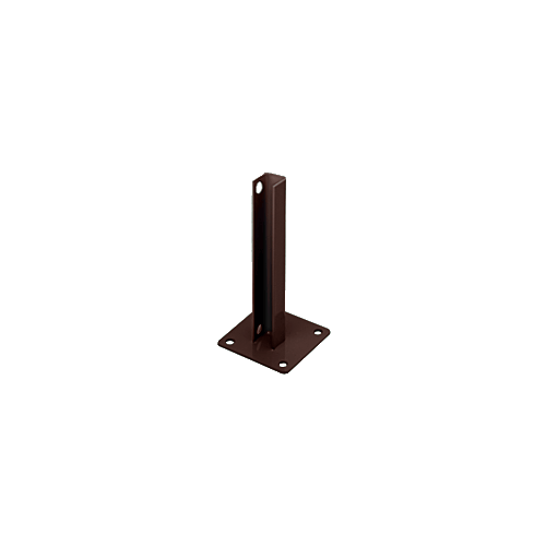 Matte Bronze AWS Steel Stanchion for 180 Degree Round or Rectangular Center or End Posts