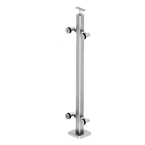 CRL P136CPS 316 Polished Stainless 36" P1 Series 180 Degree Center Post Railing Kit