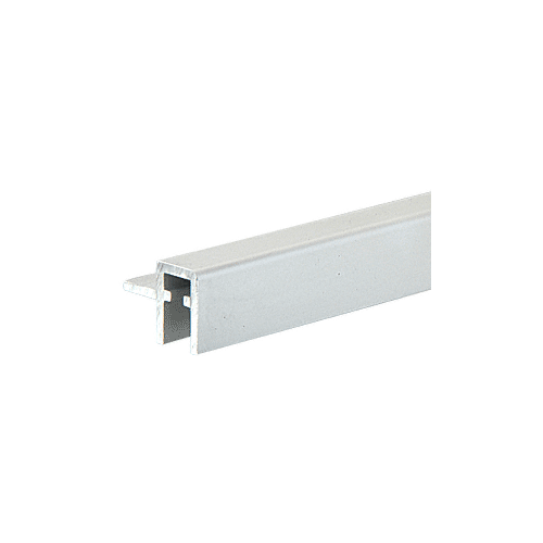 Satin Anodized Aluminum Front Top Rail Extrusion for Clover Showcases 144" Stock Length