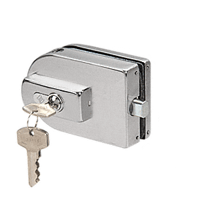 CRL PTH25BS Brushed Stainless PTH Series Glass Mounted Patch Lock