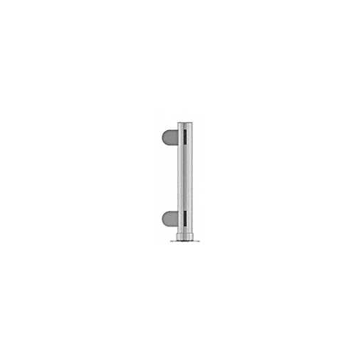 Brushed Stainless 16" Round PP06 Elegant Series Counter/Partition Corner Post with Air Space Brushed Stainless 16" Round PP06 Elegant Series Counter/Partition Corner Post with Air Space