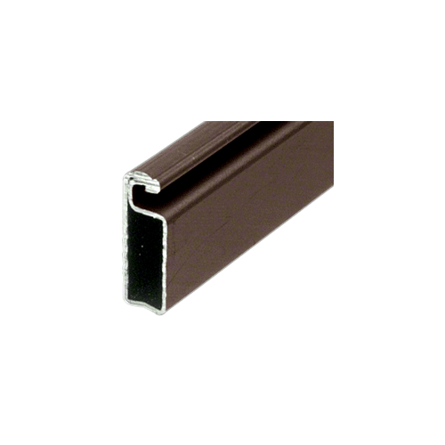 Bronze 1-1/4" x 7/16" Roll Formed Aluminum Screen Frame - 144"