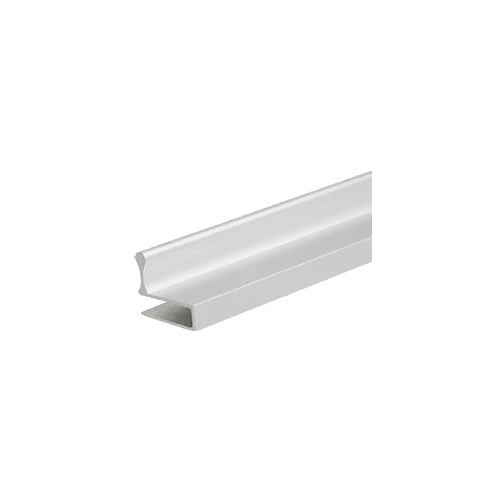 CRL ALUM-D644A-VCP-1 Satin Anodized Aluminum Glass Door Edge Pull Extrusion