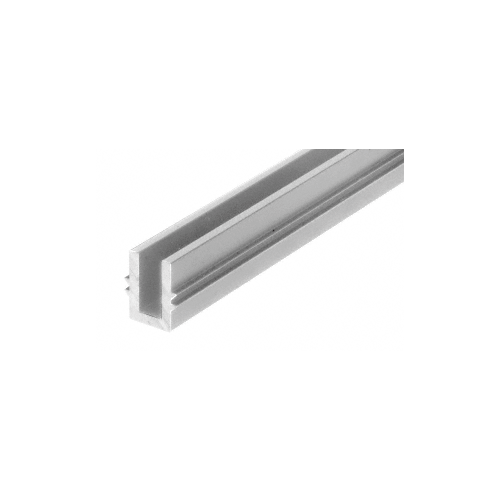 CRL 0TBR240SA Satin Anodized 240" Length Bottom Guide Channel for OT Series Top Hung Sliders and Bi-Fold Doors