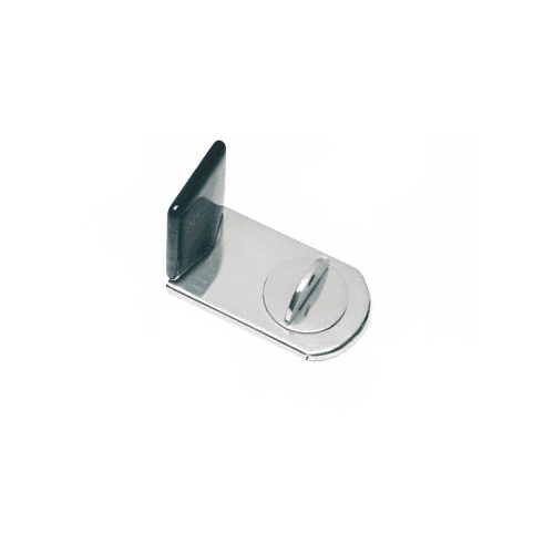 Stainless Steel SlideGuard Thumbturn Door Lock for Glass, Metal and Plexi