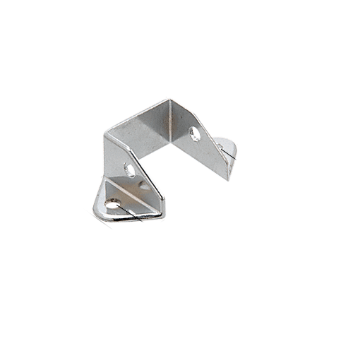 CRL ALUM-TP731-VCP-1 Chrome Head Rail Bracket for Restroom Partitions