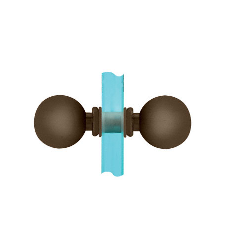 Oil Rubbed Bronze Ball Style Back-to-Back Knobs