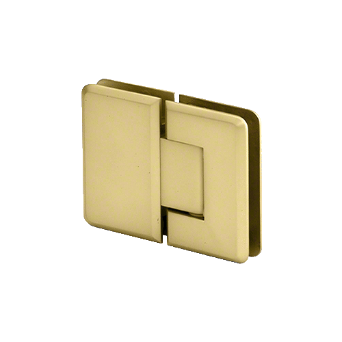 Satin Brass Pinnacle 580 Series 5 Degree Glass-To-Glass Hinge
