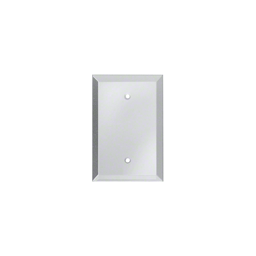 Clear Blank with Screw Holes Glass Mirror Plate