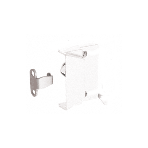 White Window Sash Lock with 2" Screw Holes