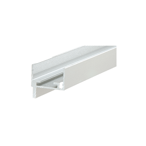 Clear Anodized 1" Offset Insulating Glass Adapter Channel for 7/8" Insulating Glass Units 144" Stock Length