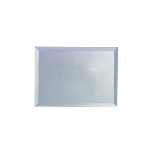 Clear Triple Blank without Screw Holes Glass Mirror Plate