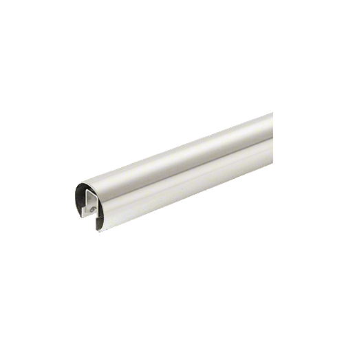 CRL GR20PS 304 Grade Polished Stainless 2" Premium Cap Rail for 1/2" or 5/8" Glass - 120"