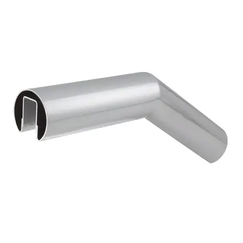 Polished Stainless 35 Degree Upper Incline Corner for 2-1/2" Diameter Railing