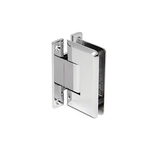 Polished Chrome Cologne 537 Series Wall Mount Full Back Plate Standard Hinge with 5 Offset