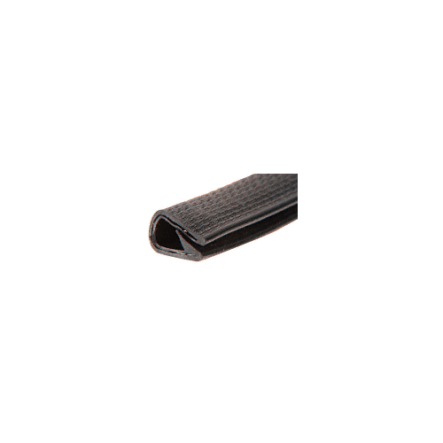 CRL 75000336 Black Basketweave 400' QuickEdge Pinch Top Single Lip Trim