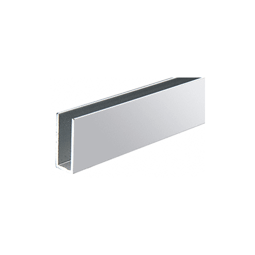 Brite Anodized Aluminum Channel Extrusion 144" Stock Length