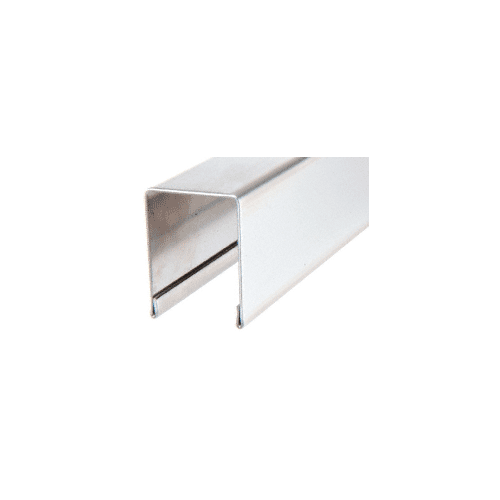 CRL GRUC7PS10 Polished Stainless U-Channel Cap for 3/4" Glass