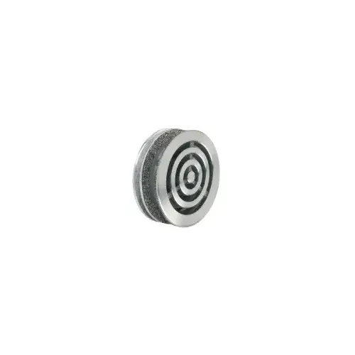 CRL N666 Brushed Stainless Steel 6" Round Level 3 Bullet Resistant Speak-Thru