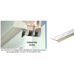 Trimquick Vg225alm Almond 2 1 4 Flat Vinyl Trim