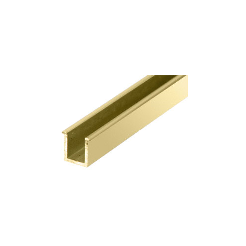 CRL 1N06BR Brite Gold Anodized 6mm Replacement 36" Snap-In Filler Insert for Junior Headers