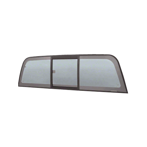CRL ECT804LT "Perfect Fit" Tri-Vent Slider with Light Gray Glass for 2004+ Chevy Colorado/GMC Canyon