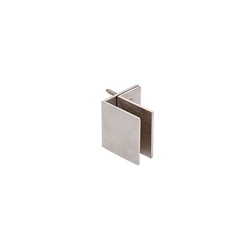 CRL MFCW11 Brushed Stainless Wall Mount Square Mall Front Clamp