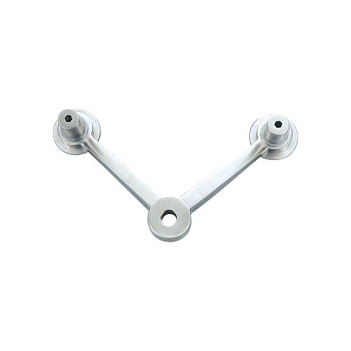 Polished Stainless 2-Way "V" Regular-Duty Post Mounted Spider Fitting