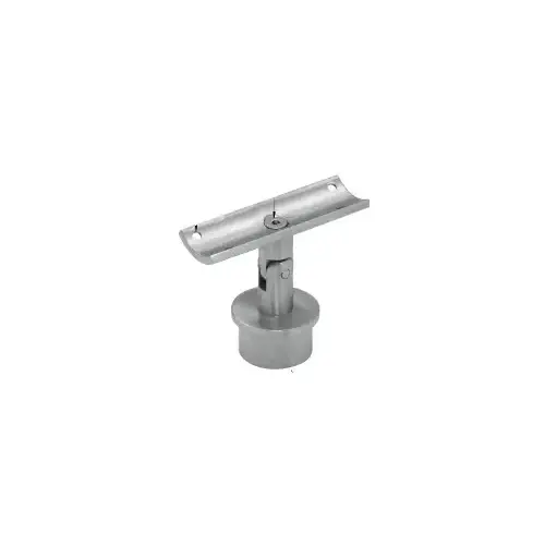 CRL P75SBS Brushed Stainless 1.9" Round Post P-Series Swivel Standoff Saddle