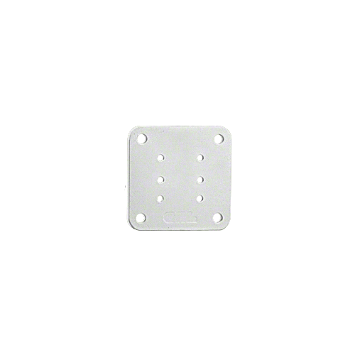 Silver Metallic 5" x 5" Square Base Plate