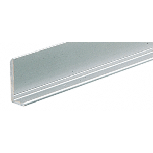 Brite Anodized 1/4" Aluminum L-Bar Extrusion 144" Stock Length