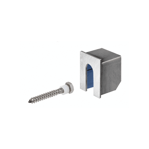 Brushed Stainless Stabilizing End Cap for 11 Gauge Cap Railings