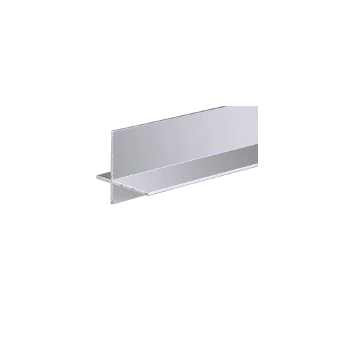 Brite Anodized Aluminum Cross Corner Extrusion 144" Stock Length