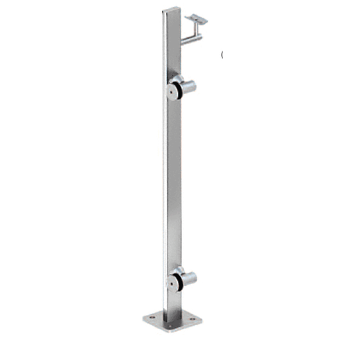 CRL P342LEPS Polished Stainless 42" P3 Series Left Hand End Post Railing Kit
