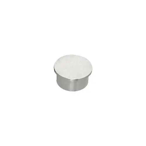 CRL HRH15ECBS Brushed Stainless Flat End Cap for 1-1/2" Outside Diameter Tubing