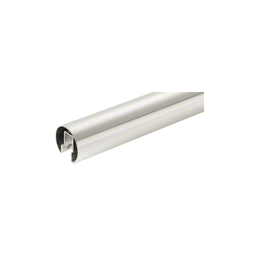 316 Grade Polished Stainless 2" Premium Cap Rail for 1/2" or 5/8" Glass - 120"