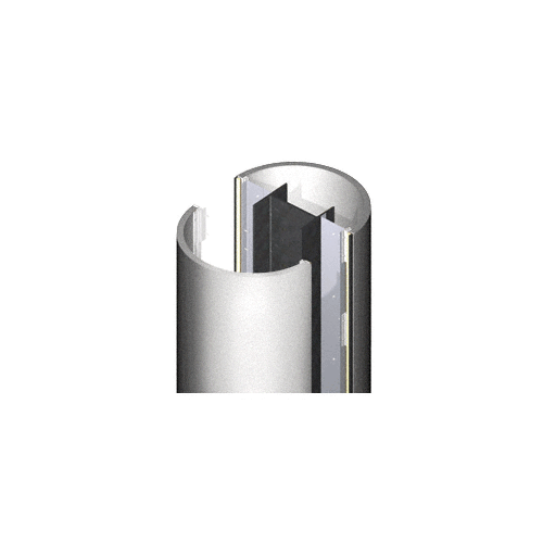 Silver Metallic 2' x 8' Premium Round Column Cover
