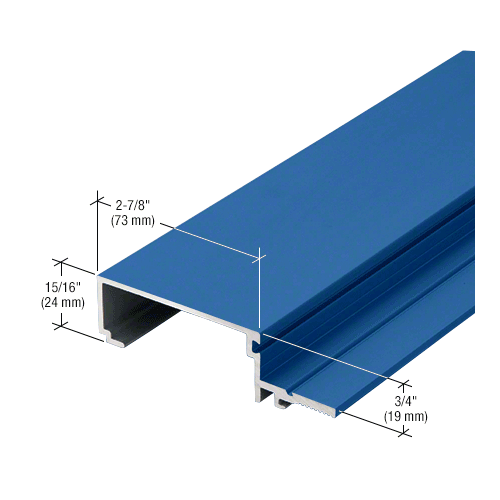 2-7/8" Male Split Mullion for Screw Spline Assembly, Custom Paint - 24'-2" Stock Length