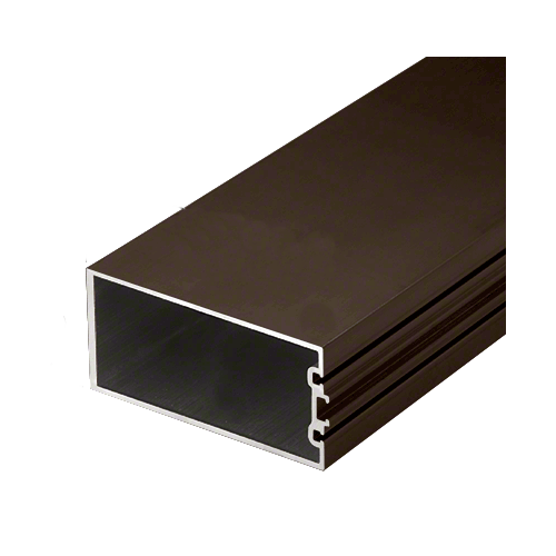 Bronze Black Anodized 4" Structural Silicone Glazed Vertical Mullion - 24'-2" Stock Length