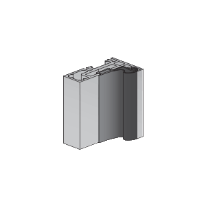 Crl Fw2gd3bn Brushed Nickel Fallbrook 3m Profile Wall To Glass