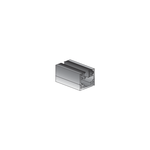 Fallbrook Satin Anodized 3m Fixed Frame Profile for Floor, Wall and Ceiling