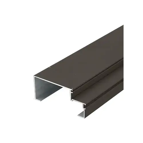 4" Jamb Mullion, Dark Bronze/Black Anodized Class 1 - 24'-2" Stock Length