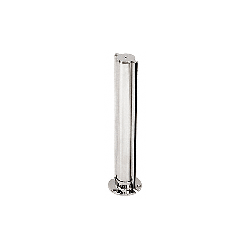 Polished Stainless 2" Round Tight-Fit Series Partition Post - Center