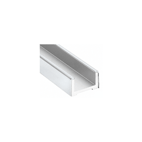 Polished Stainless Wet Glaze U-Channel for 3/4" (19 mm) Glass 120"