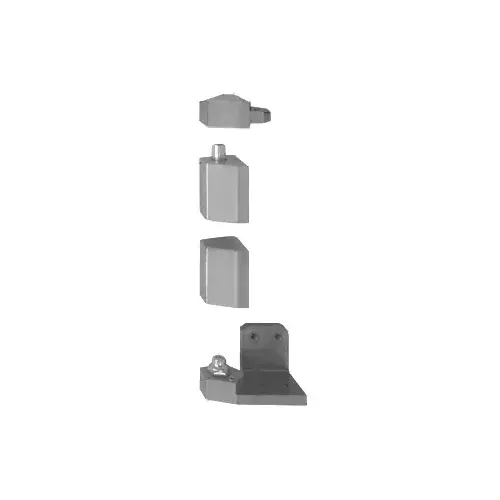 Jackson 41J26L628 Offset Pivot Hinge Set Left Hand Type Aluminum Finish