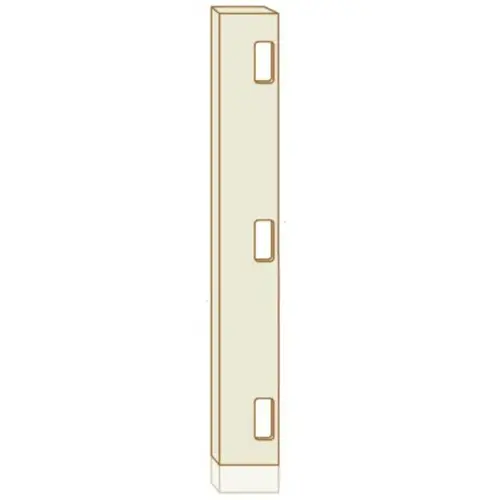 Templaco 35368KF 6 Foot 8 Inch Full Length Template for Three 5/8" Radius 3-1/2" Hinges