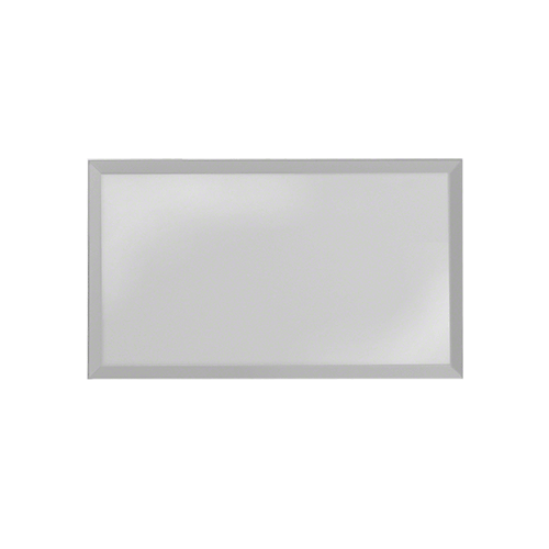 Gray Quad Blank Without Screw Holes Glass Mirror Plate