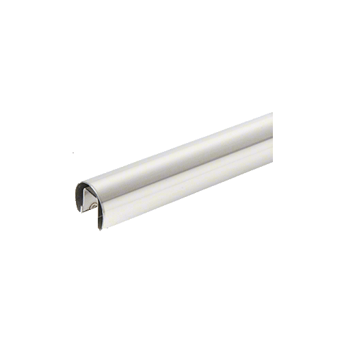 CRL GR16PS6 316 Polished Stainless 1.66" Premium Cap Rail for 1/2" Glass - 120"