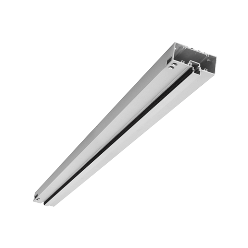 Clear Anodized 2" x 4-1/2" 451 Series Single Acting Prepped Header for Offset Pivots with Surface Closers